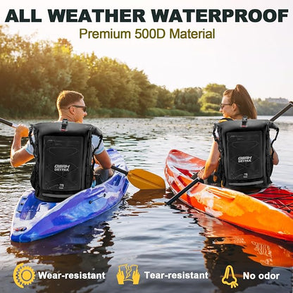 OSAH DRYPAK Waterproof Backpack Dry Bag 35L/55L/85L– Heavy Duty Roll-Top Hiking - Image 7