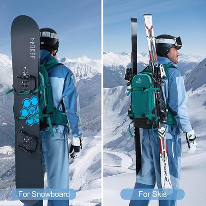 Ski and Snowboard Hydration Backpack, - Image 6