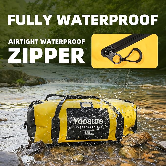 110L Waterproof Duffel Bag 35IN - Image 2