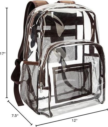 Vorspack Clear Backpack Heavy Duty PVC Transparent Backpack - Image 7