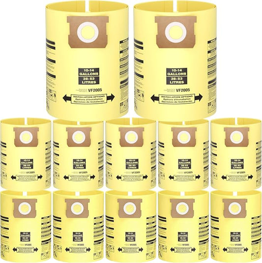12 Pack 10-14 Gallon Vacuum Bags by LOSKLENO