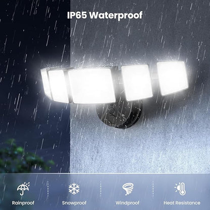Onforu 150W LED Flood Lights Outdoor, 15000LM Brightness Security Light Switch - Image 6