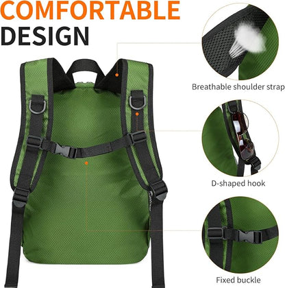 Small Hiking Backpack Travel Lightweight Hiking Packable Daypack - Image 6