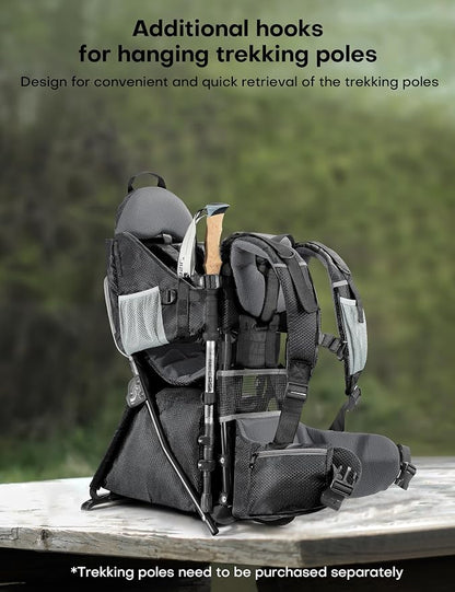 besrey Baby Backpack Carrier, Toddler Hiking Backpack - Image 8