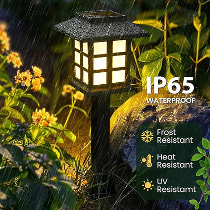 GIGALUMI Solar Outdoor Lights, 12 Pack LED Solar Lights Outdoor Waterproof - Image 2