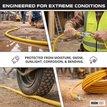 IRON FORGE CABLE 100 Foot Outdoor Extension Cord - Image 4