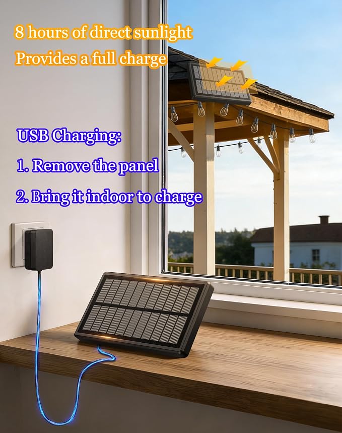 100ft-Solar-Powered-Lights-Outdoor-Waterproof-String - Image 8