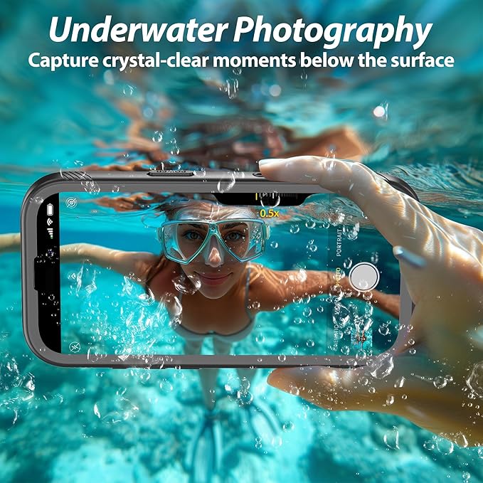 SPORTLINK for iPhone 17 Pro Max Case, IP68 Waterproof Military Protective Full - Image 6