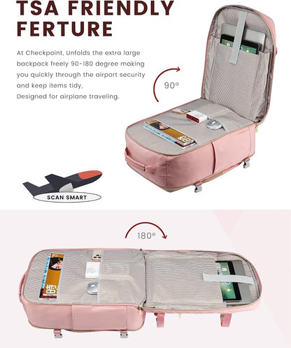 LOVEVOOK Travel Backpack for Women & Men 50L, Airline Approved Carry On - Image 5