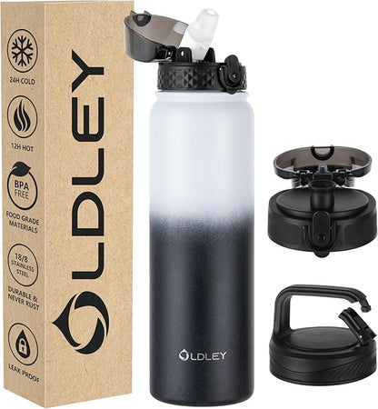 Oldley Insulated Water Bottle 32oz Water Bottles by OLDLEY