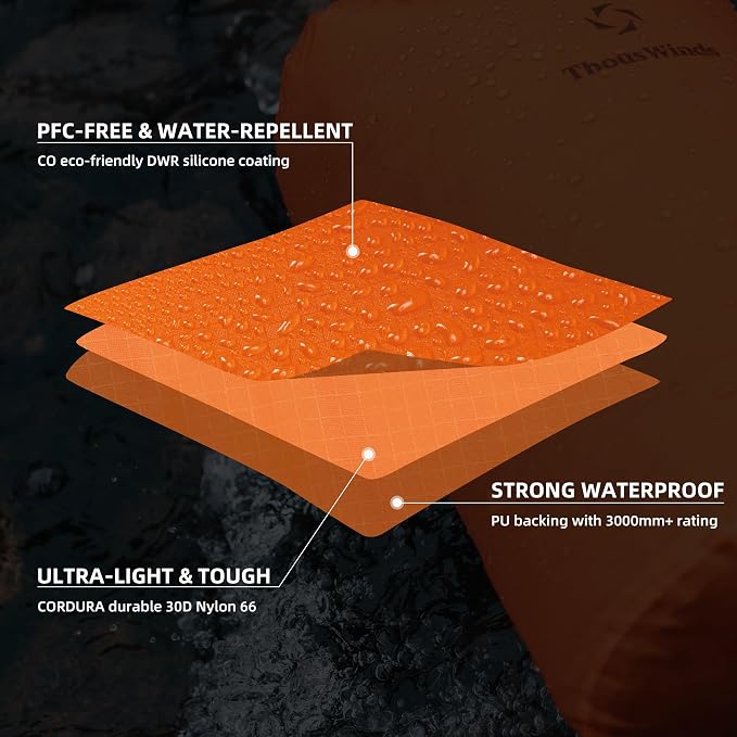 Thous Winds Heavy Duty Waterproof Dry Bag, 36L Lightweight Roll Top Dry Storage - Image 3