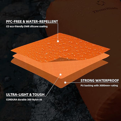 Thous Winds Waterproof Dry Bag - 36L Large Capacity Roll Top Waterproof Dry - Image 3