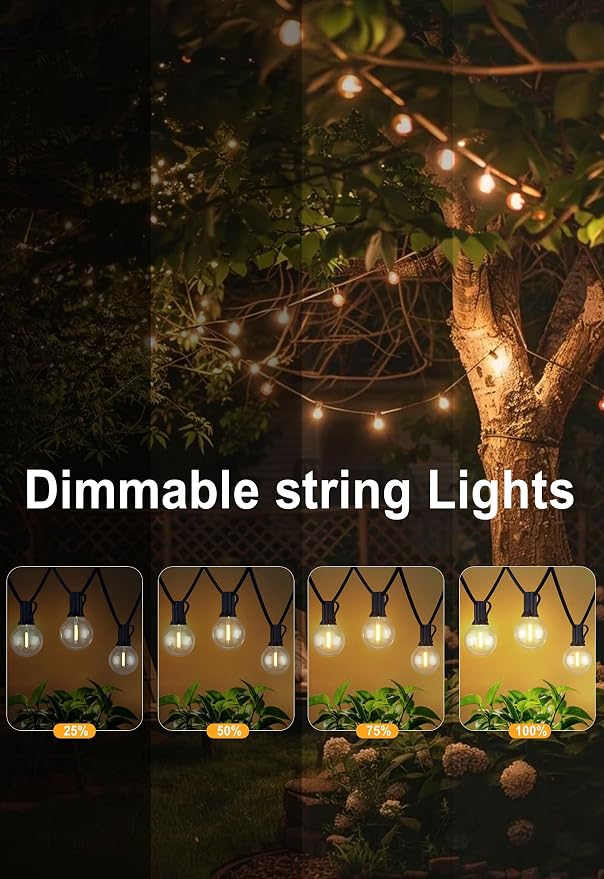 DAMAING Outdoor String Lights 400FT Patio Lights - Image 4