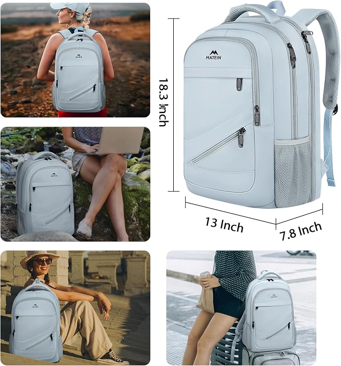 MATEIN Laptop Backpack 17 Inch, Womens Large Work Commute Backpack - Image 6