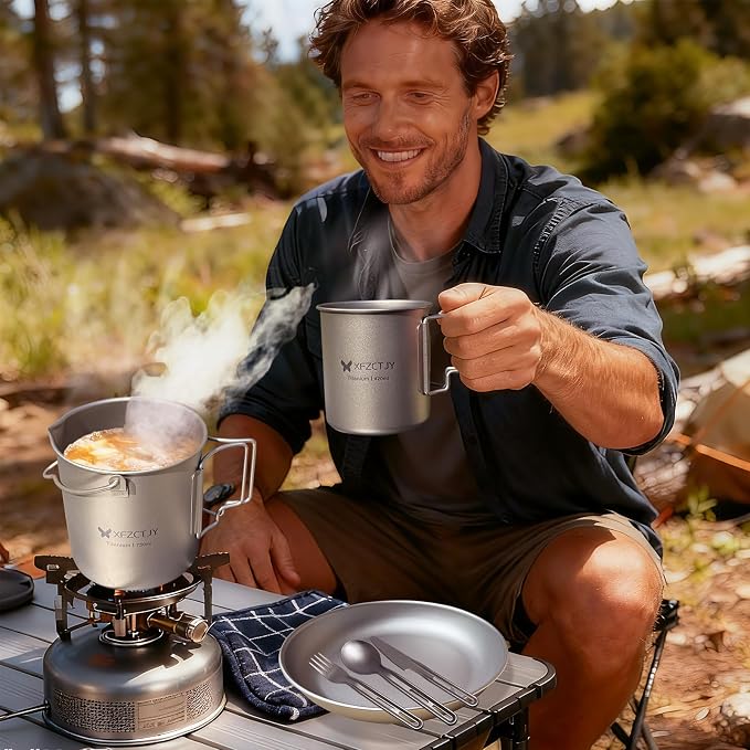 7.5Inch Titanium Plate With Knife Fork Spoon Set Of 4 - Image 8