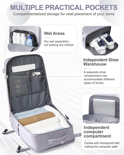 coowoz Large Travel Backpack Carry On - Image 5