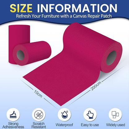 Self-Adhesive Canvas Repair Tape, Fabric Patch Repairs Kit - Image 2