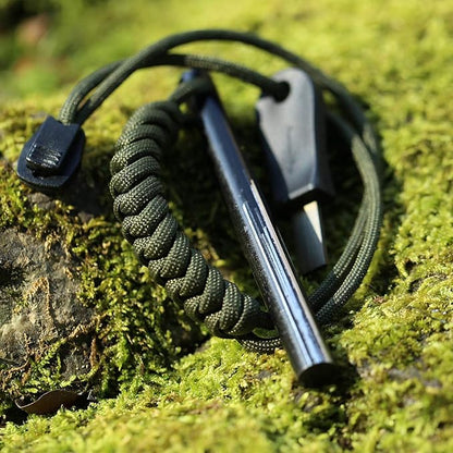 bayite 4 Inch Survival Ferrocerium Drilled Flint Fire Starter, Ferro Rod Kit - Image 2