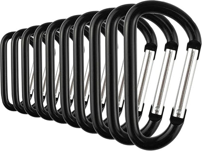 SWATOM Aluminum Carabiner Clip Snap Hook Keyring 1.5/1.9/2.2/2.4/2.8 Inch by SWATOM