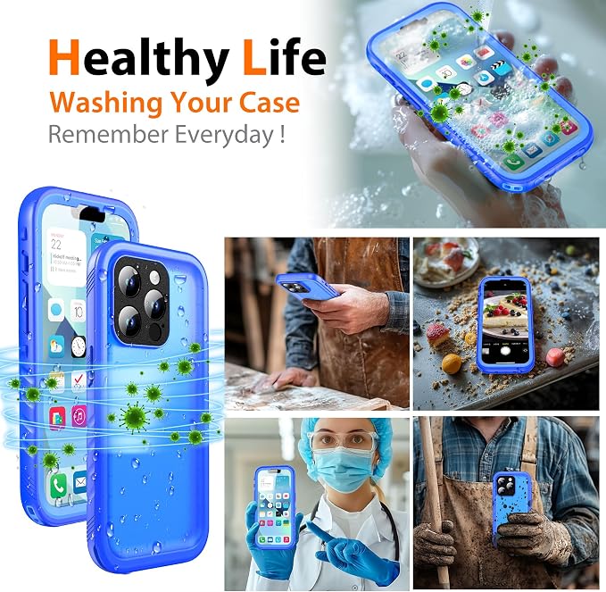 Cozycase for iPhone 15 Pro Waterproof Shockproof Dustproof Case - Image 9