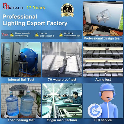 75000LM Dimmable Led Stadium Flood Light 3000W Equivalent Super Bright 0-500w - Image 6