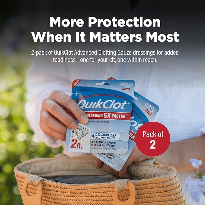 Adventure Medical Kits QuikClot Advanced Clotting Gauze - Image 2
