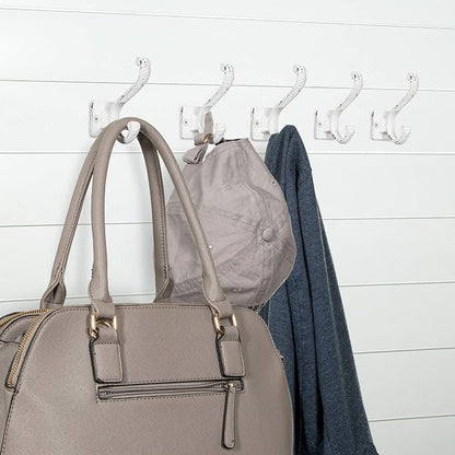 Claimed Corner Iron Scroll Coat Hooks - Image 4