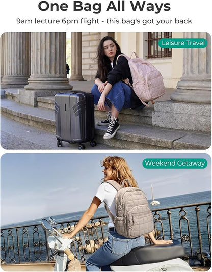 BAGSMART College Laptop Backpack, Travel Backpack - Image 6