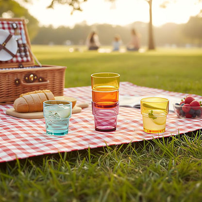 14 oz Plastic Stackable Drinking Tumblers, Dishwasher Safe, Durable - Image 11