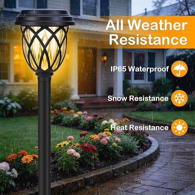 Solar Lights Outdoor 12 Pack Solar Garden Lights Waterproof IP65 Solar - Image 4
