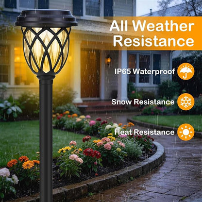 Solar Lights Outdoor 8 Pack Solar Garden Lights Waterproof IP65 Solar Landscape - Image 4