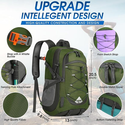 IGOLUMON Hiking Backpack 40L Packable Lightweight Camping Backpack Men Women - Image 5