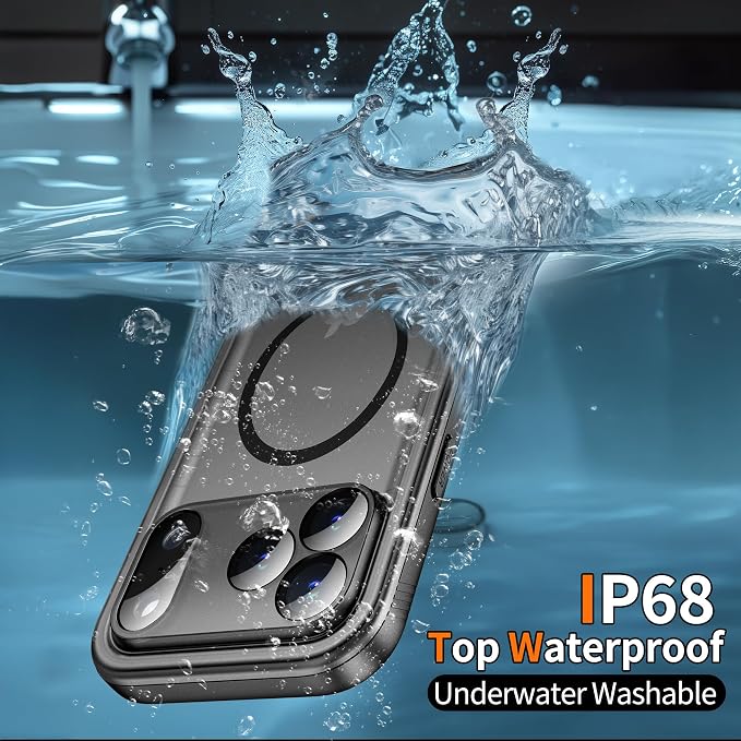Cozycase for iPhone 17 Pro Waterproof Case Full-Body Bumper Shockproof - Image 3