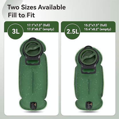 MARCHWAY 2L/2.5L/3L TPU Hydration Bladder, Ultra Durable Water Reservoir Bag - Image 6