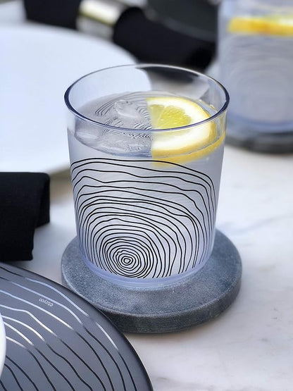 bzyoo BPA-Free Designed Dishwasher Safe 14 oz Plastic Tumbler Set which is - Image 2