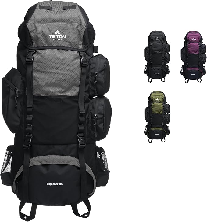 Teton 65L Explorer Internal Frame Backpack by Teton