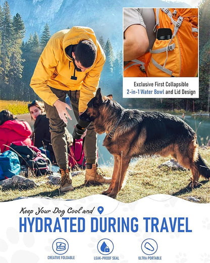 lesotc Dog Water Bottle, Portable Dog Water Dispenser, Leak Proof Dog Travel - Image 6