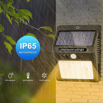 SEZAC Solar Lights Outdoor, 6 Pack Solar Motion Sensor Outdoor Lights - Image 5
