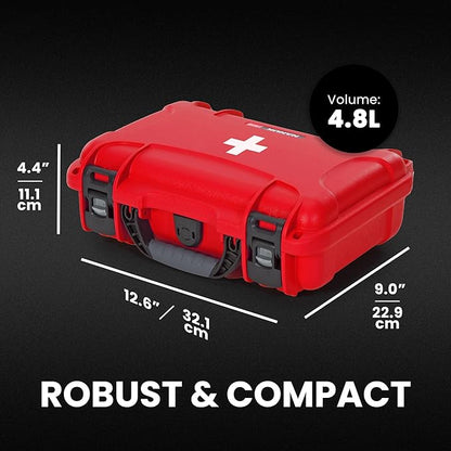 NANUK 909 Waterproof First Aid Box Empty – Durable, Medical First Aid Organizer - Image 5
