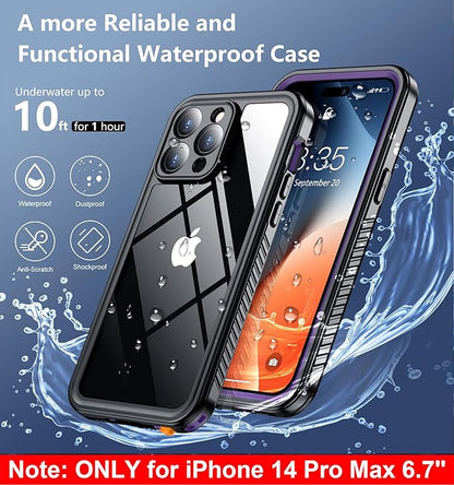 SPIDERCASE Only Designed for iPhone 14 Pro Max Case Waterproof Full Body - Image 2