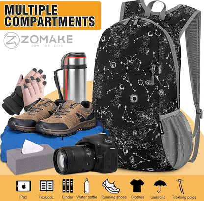 ZOMAKE Lightweight Packable Backpack, Foldable Backpacks Small Daypack - Image 4