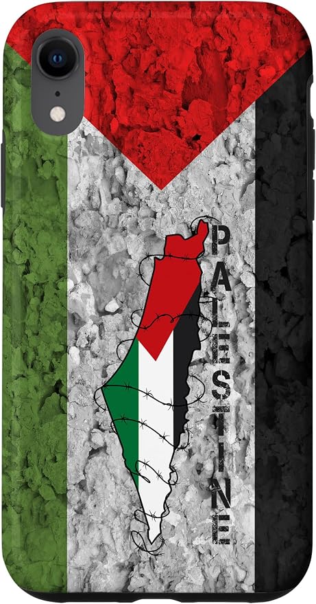 Kufiya PALESTINE Keffiyeh flag, Palestinian Map pattern Case by Unknown