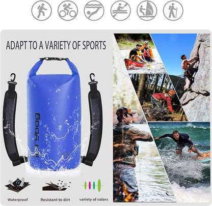 IDRYBAG Dry Bag for Kayaking Waterproof 2L/5L/10L/15L/20L, Small Dry Sack - Image 5