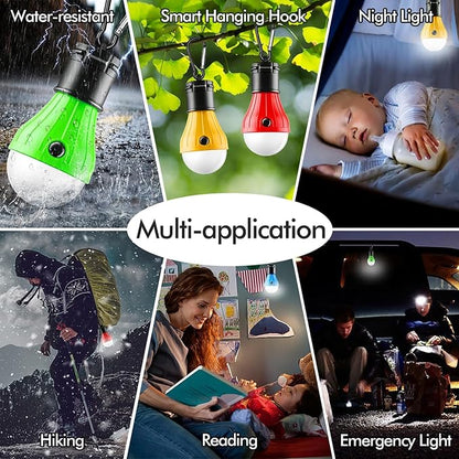 FLY2SKY Portable LED Tent Lamp, Clip Hook Hurricane Emergency Light Bulb - Image 5