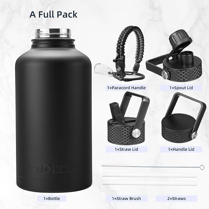 BJPKPK Half Gallon Insulated Water Bottles - Image 4