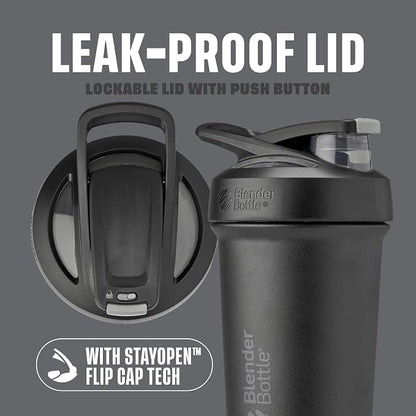 BlenderBottle Sport Sleek Shaker Cup Insulated Stainless Steel Water Bottle - Image 2