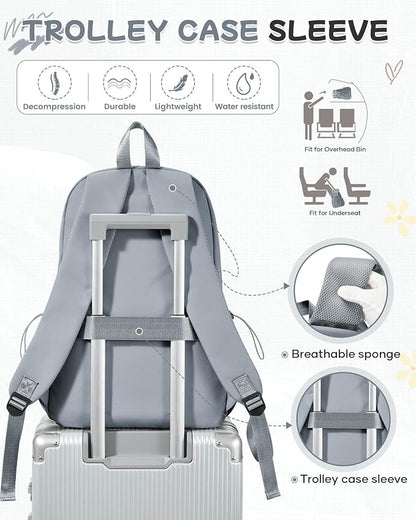 Small Backpack for School Girls Kids Women, Waterproof Bookbag Cute High School - Image 6