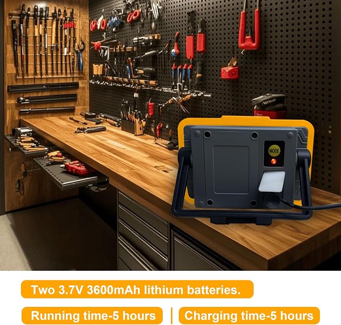 Rechargeable Work Light, 700LM Magnetic Work Light - Image 3