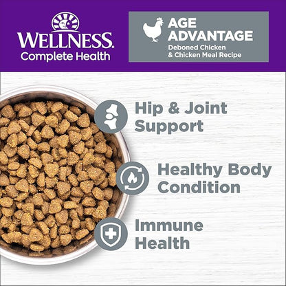 Wellness Complete Health Senior Dry Cat Food, Grain Free Kibble, Chicken Recipe - Image 2