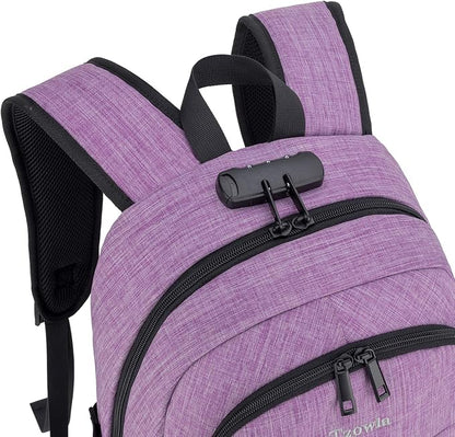 Tzowla Travel Laptop Backpack Water Resistant Anti-Theft Bag - Image 4